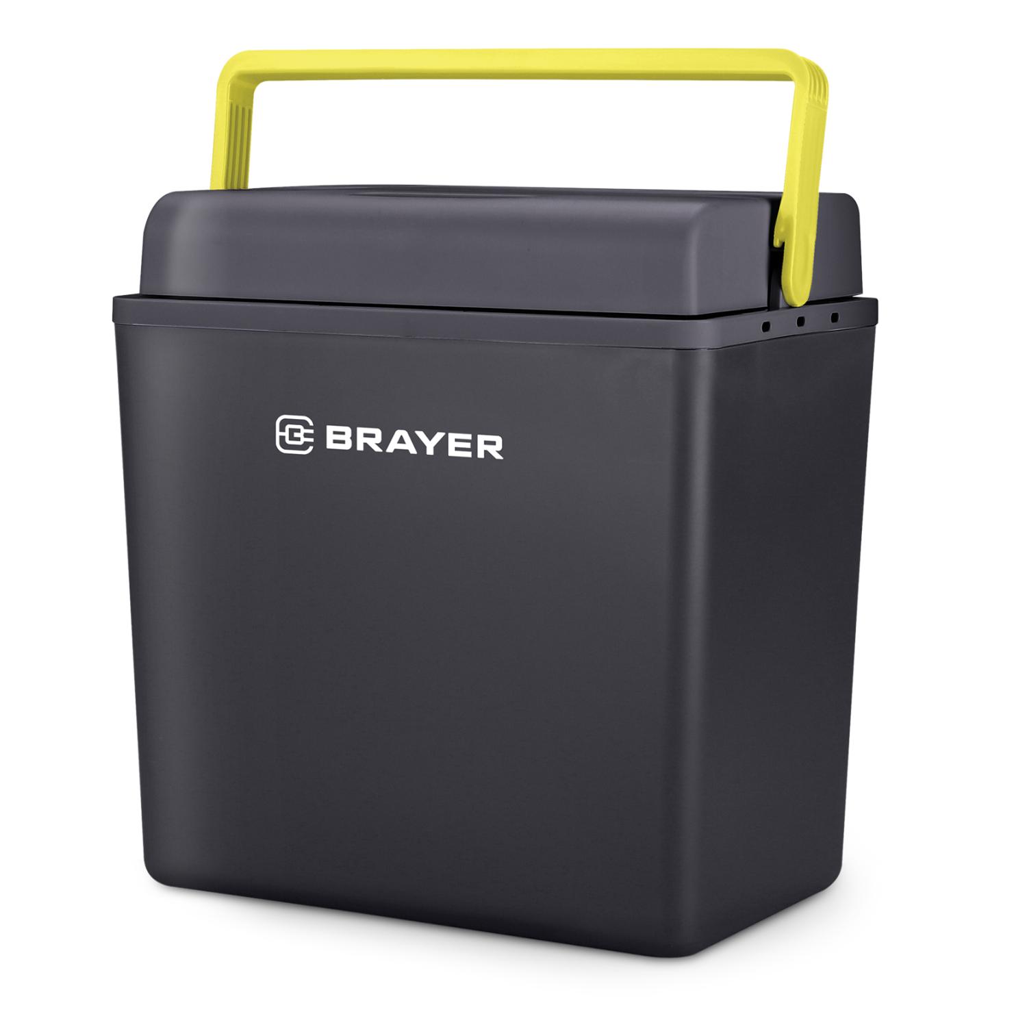 Автохолодильник BRAYER BR6331, 55 Вт, 20л, 24кг, нагрев до 50 ℃, охлад на 15℃ ниже окр,среды, AC/DC
