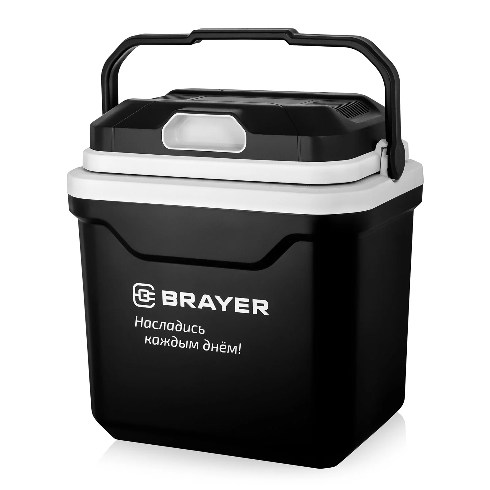 Автохолодильник BRAYER BR6332, 55 Вт, 24л, 28кг, нагрев до 55 ℃, охлад на 20℃ ниже окр,среды, AC/DC