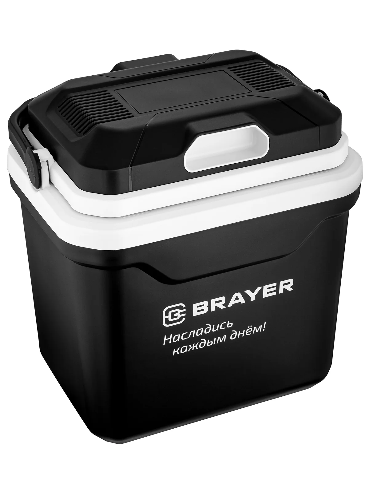 Автохолодильник BRAYER BR6332, 55 Вт, 24л, 28кг, нагрев до 55 ℃, охлад на 20℃ ниже окр,среды, AC/DC