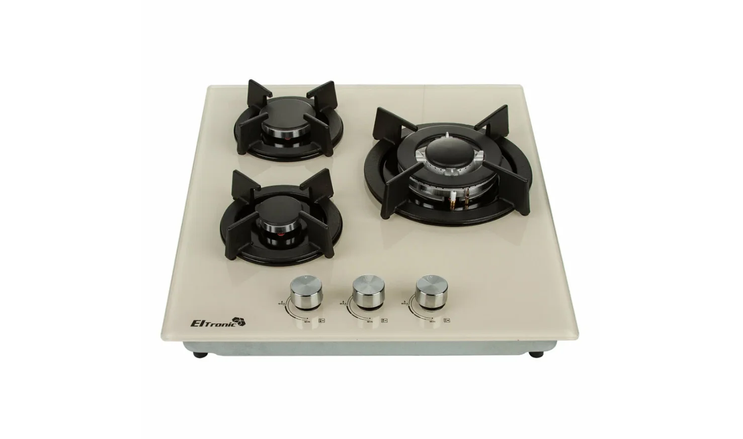 Газовая варочная панель ELTRONIC (33-10) 3 конфорки , черный