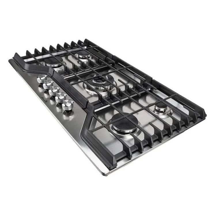 Газовая варочная панель ELTRONIC (33-15) 5 конфорок, нержавеющаяя сталь