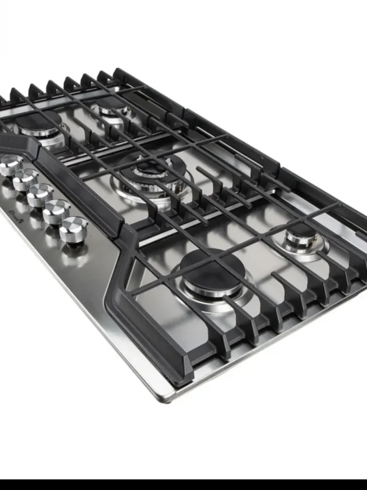 Газовая варочная панель ELTRONIC (33-15) 5 конфорок, нержавеющаяя сталь