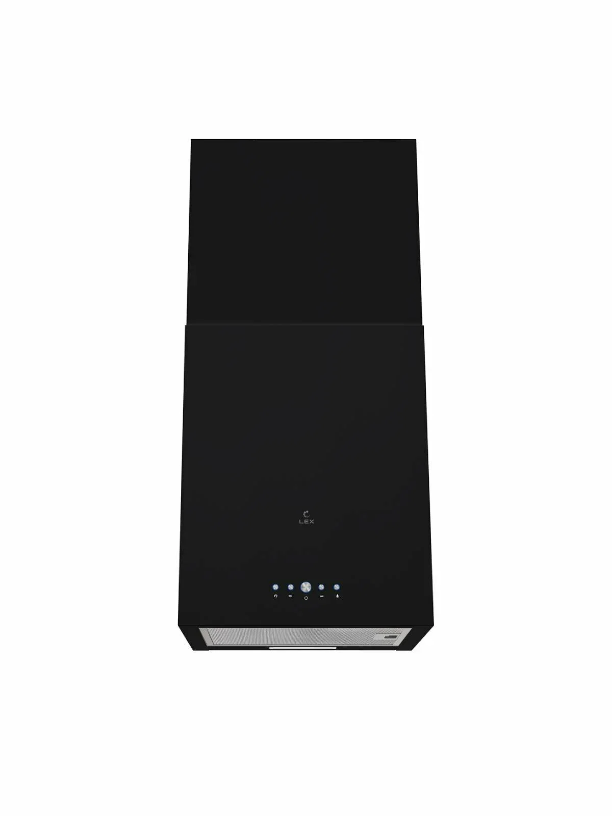 Вытяжка островная LEX Mono 400 нержавеющая сталь, 40 см, 850 куб. м/ч, 50 дБ