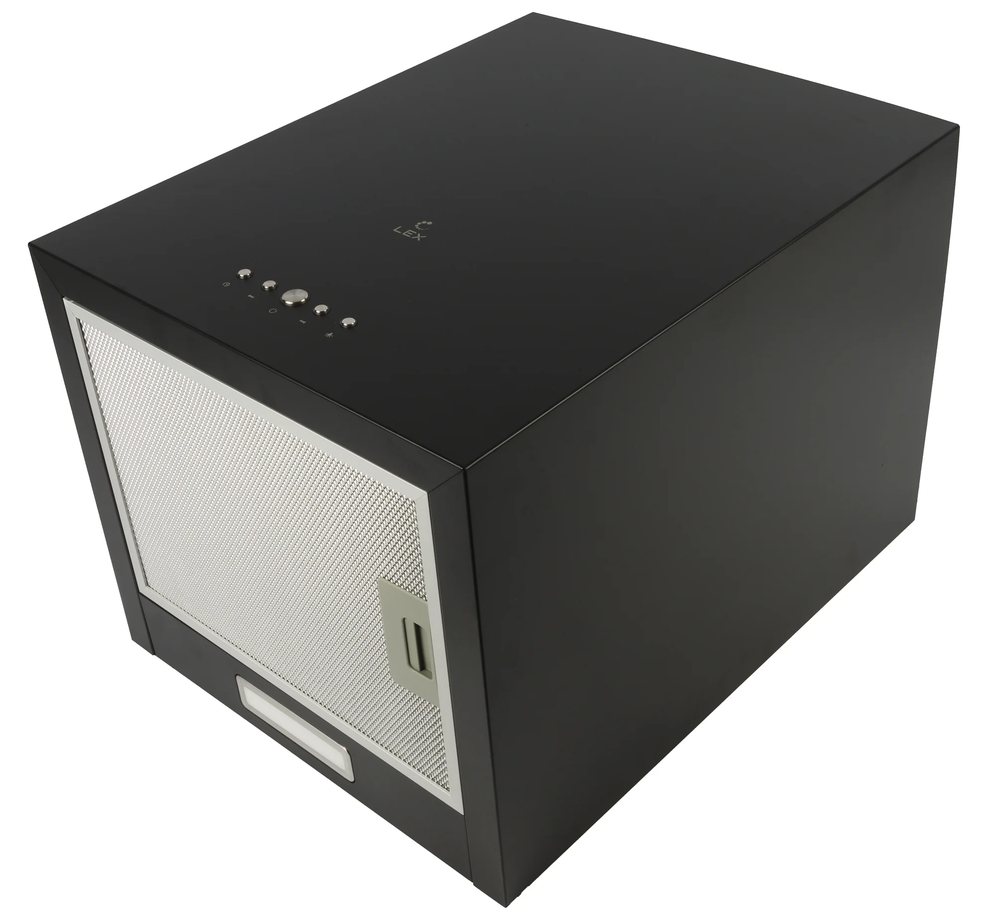 Вытяжка островная LEX Mono 400 черная, 40 см, 850 куб. м/ч, 50 дБ
