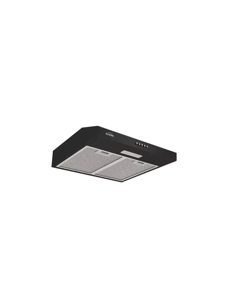 Вытяжка подвесная Elikor ECO BK 50 черная, 49.5 см, 400 куб. м/ч, 55 дБ