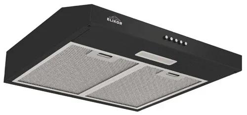 Вытяжка подвесная Elikor ECO BK 50 черная, 49.5 см, 400 куб. м/ч, 55 дБ