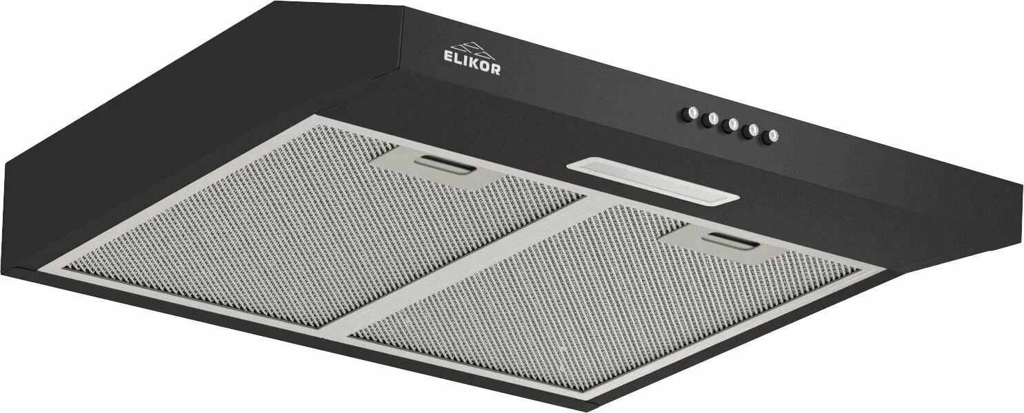 Вытяжка подвесная Elikor Eco ONE 50 BK чёрный, 50 см, 400 м³/ч, 51 дБ