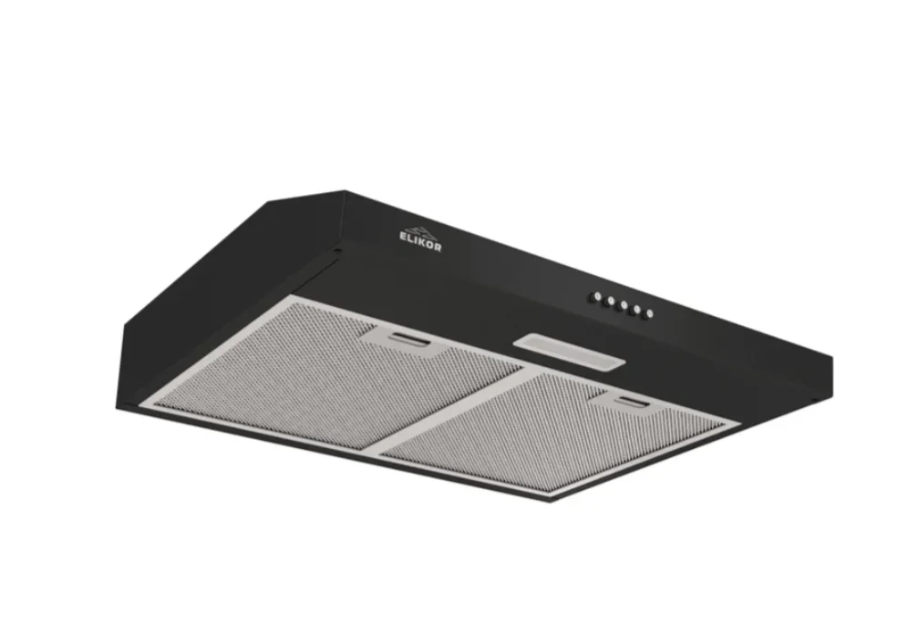 Вытяжка подвесная Elikor Eco ONE 60 BK чёрный, 60 см, 400 м³/ч, 51 дБ