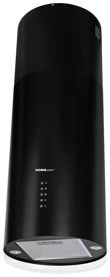 Вытяжка пристенная HOMSair ART 1050WL 35 черный, 35 см, 1050 куб. м/ч, 63 дБ