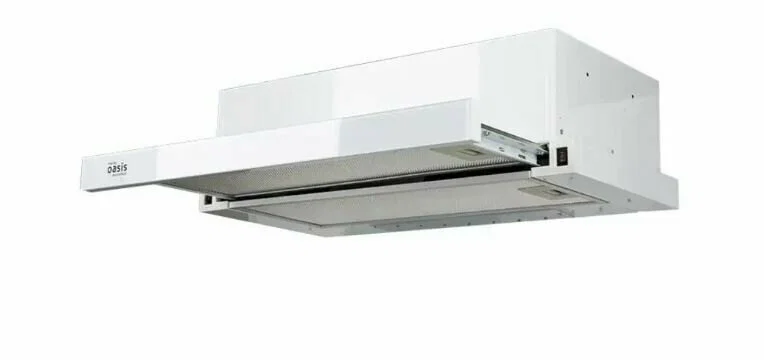 Вытяжка телескопическая Oasis UV-60WG белая, 60 см, 500 куб. м/ч, 44 дБ