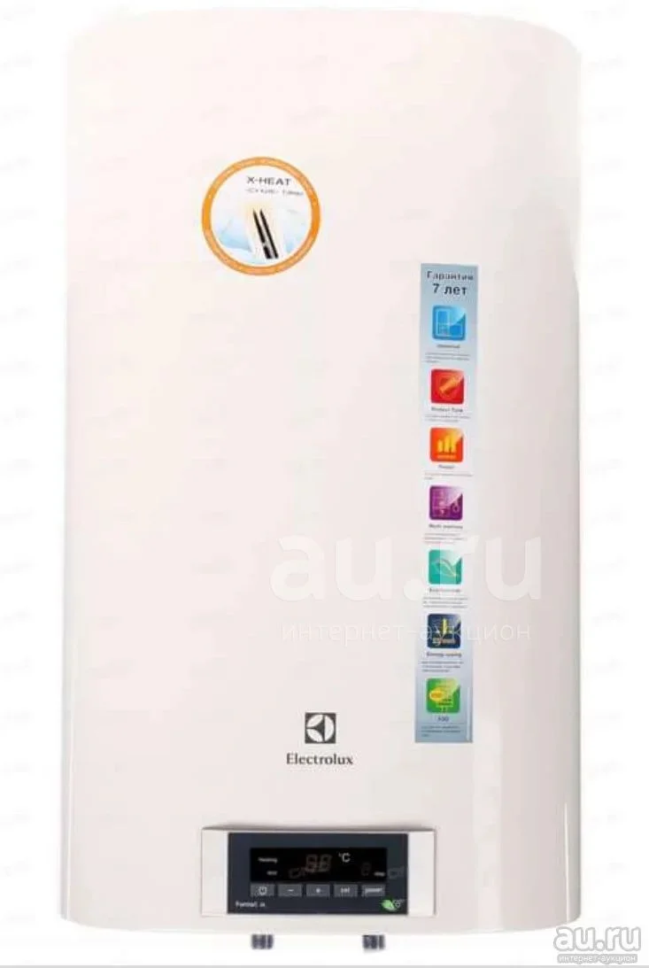 Водонагреватель Electrolux EWH 80 Formax DL (СУХОЙ ТЭН, 80 л, эл.упарв. 2 кВт, 7.5 бар, 2 тена, УЗО)