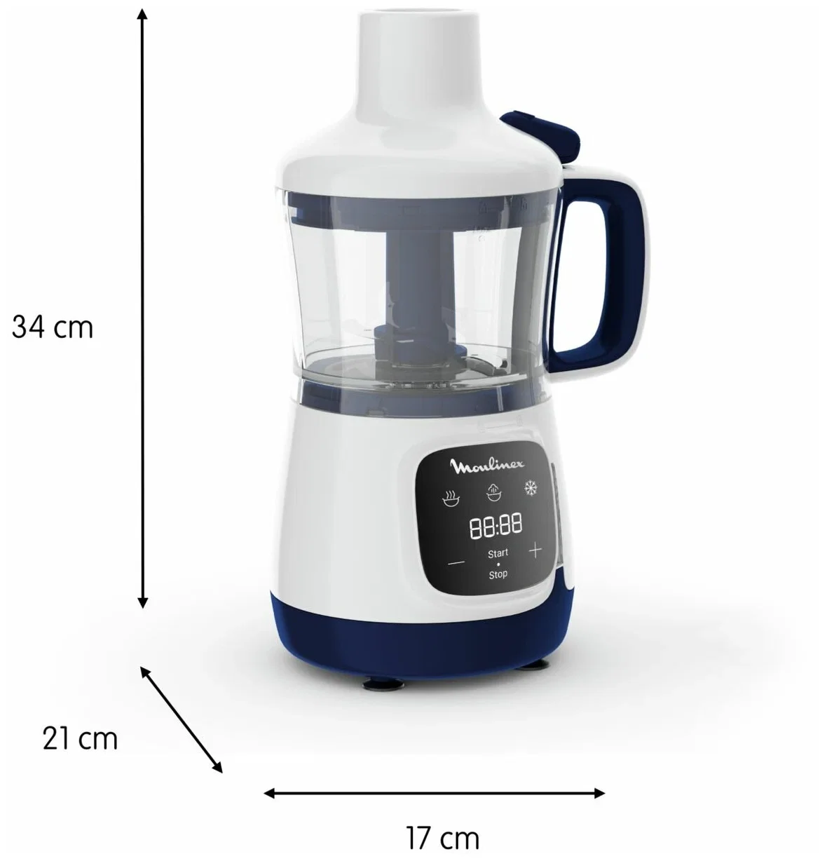 Погружной блендер Moulinex Yummy Gourmet DD55W110 белый/черный