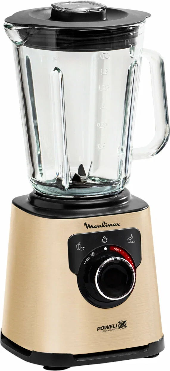 Блендер стационарный Moulinex Perfect Mix+ LM871A10, песочный/черный