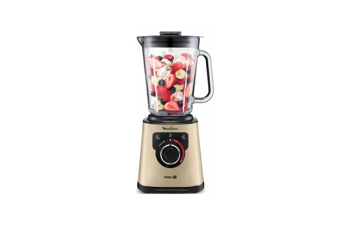 Блендер стационарный Moulinex Perfect Mix+ LM871A10, песочный/черный