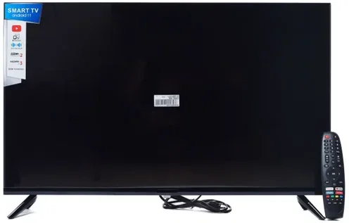 Телевизор LED 43" КТВ Q90 45S BT-4500S   Smart, андроид 12,Блютуз,  голосовое  , 2 пульта.