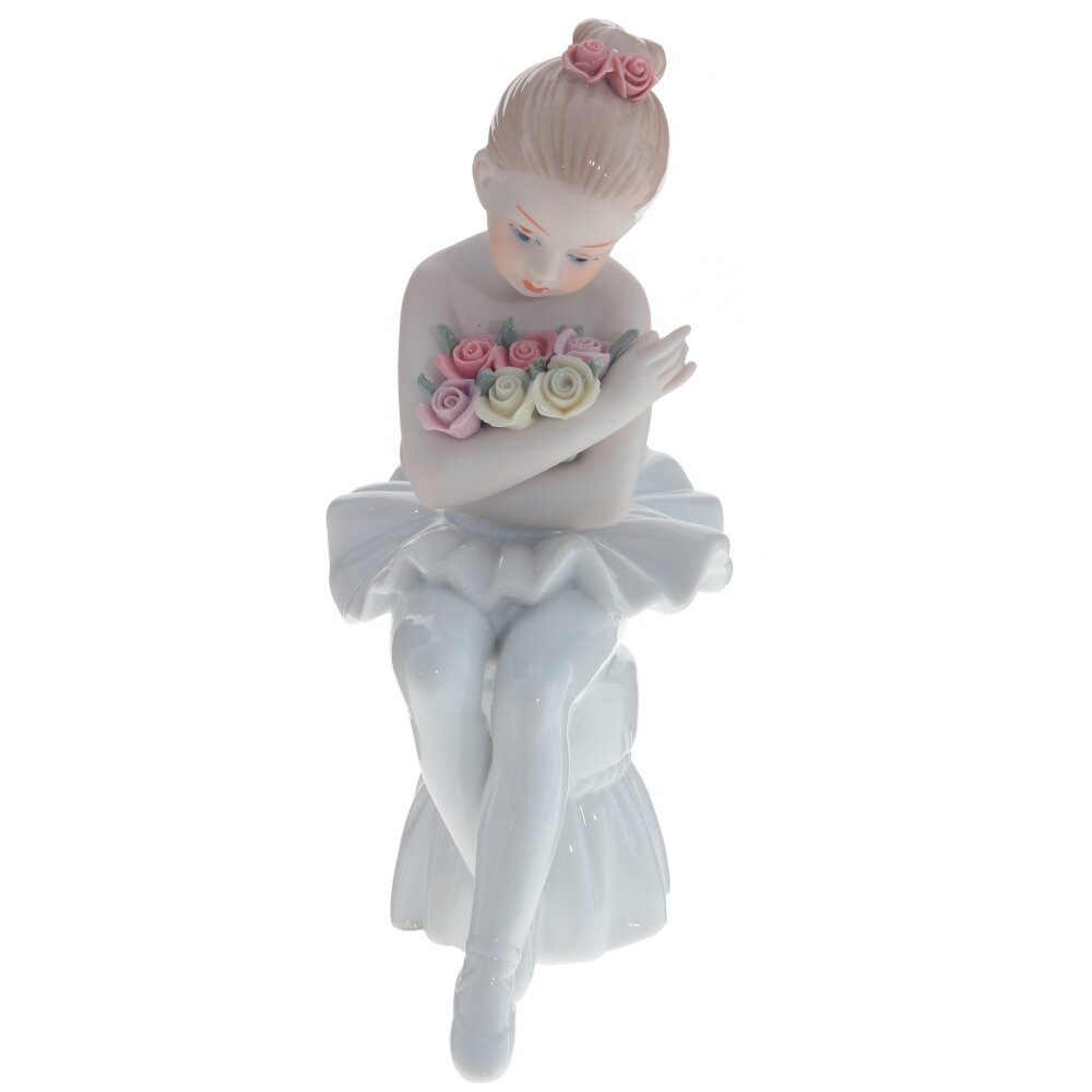 Фигурка декоративная "Балерина", L6,5 W10,5 H14 см