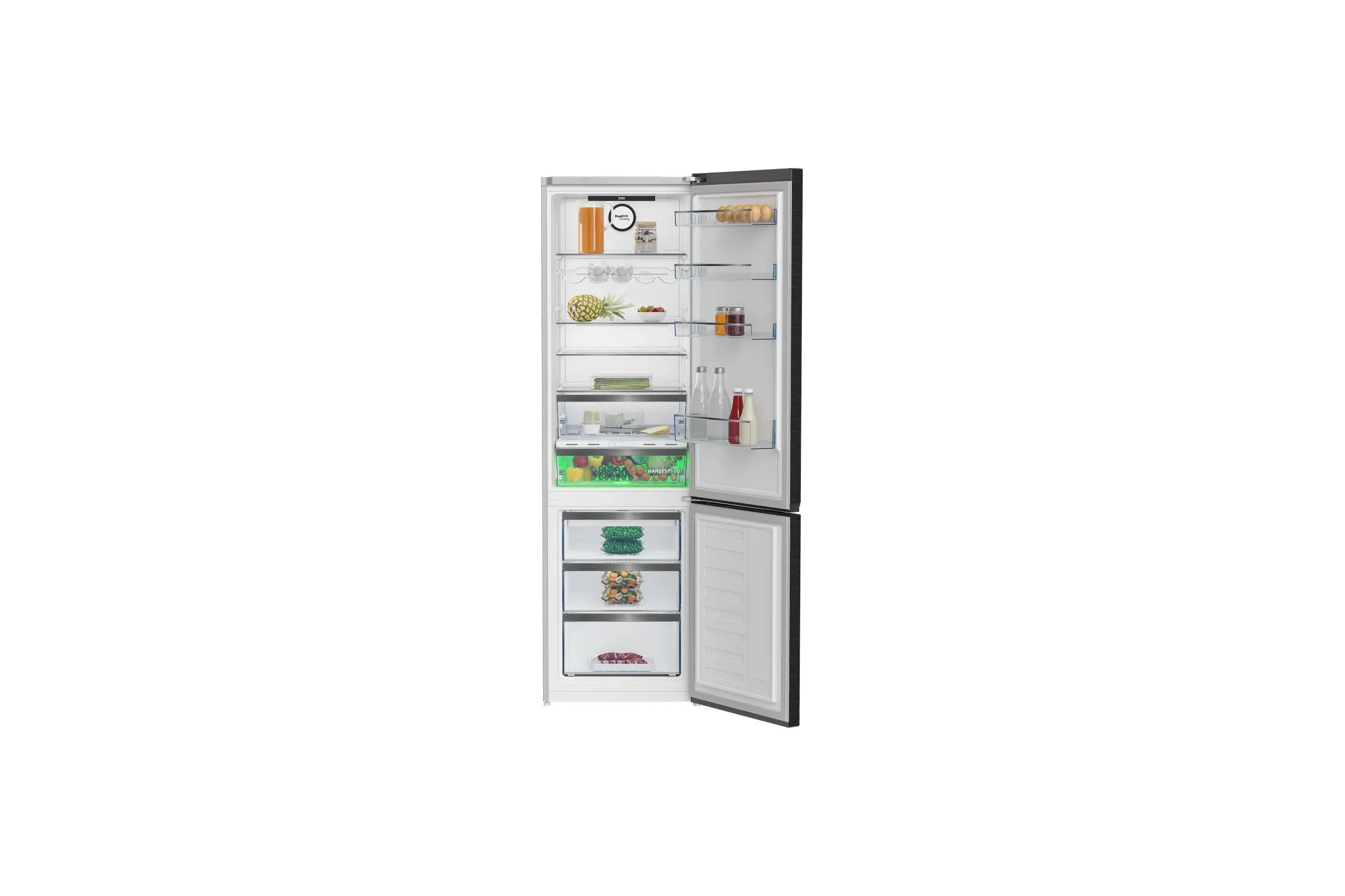 Холодильник двух.кам. нижн.мороз Beko B5RCNK403ZWB 59.5x65x201см 357л No Frost черный