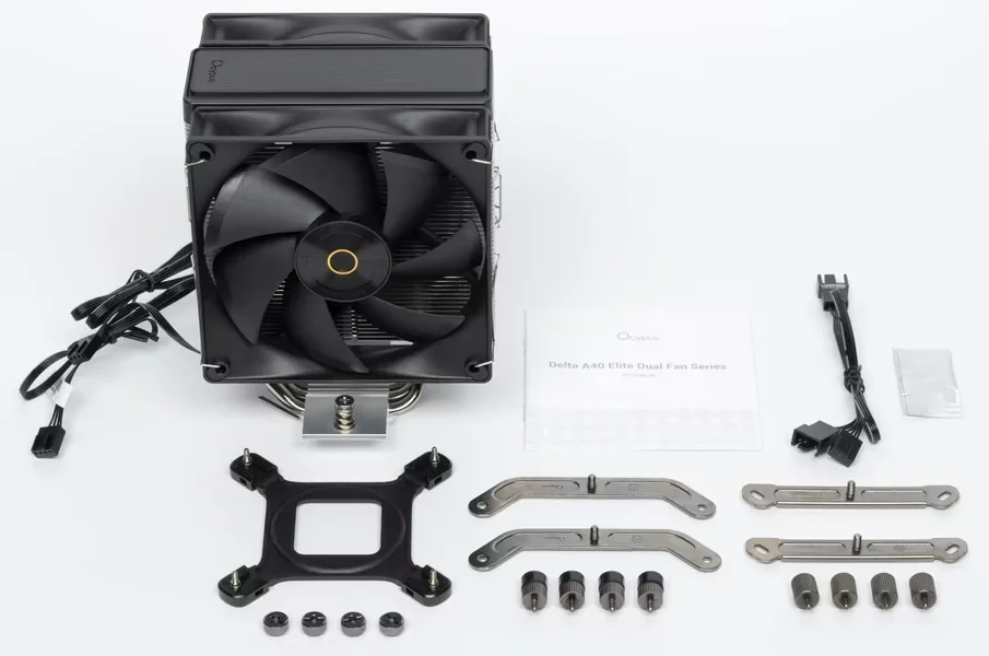 Кулер для процессора Ocypus Delta A40 Elite BK Dual Fan