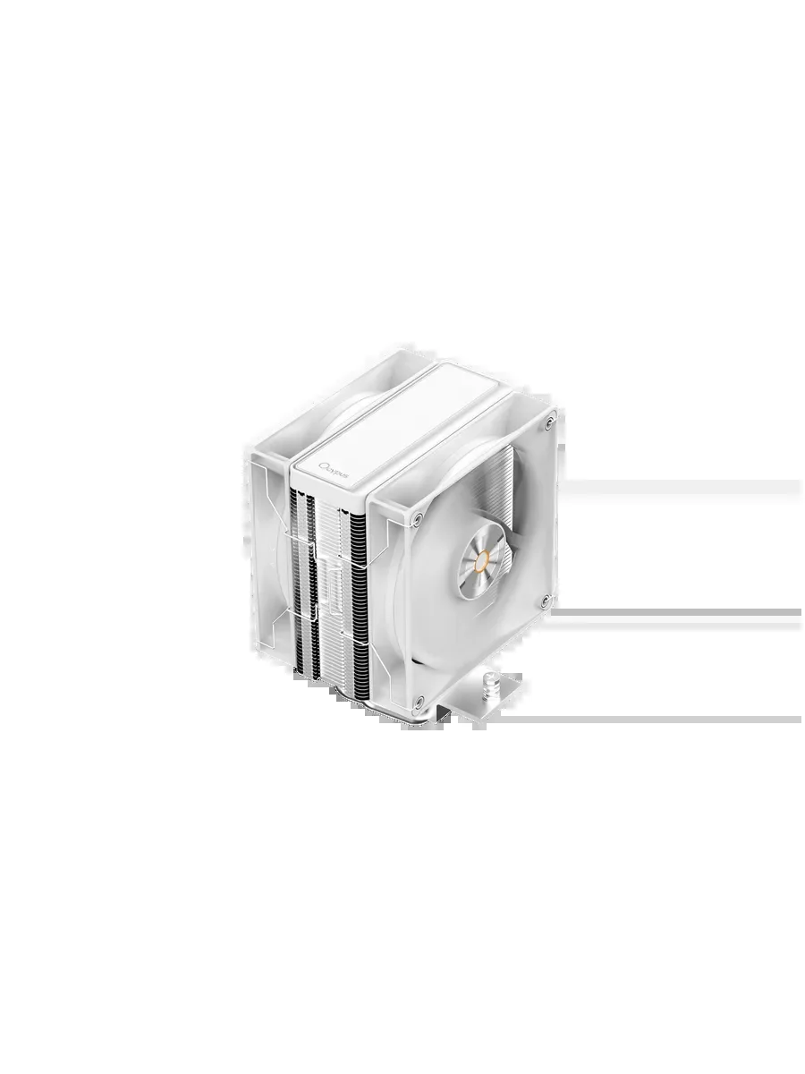 Кулер для процессора Ocypus Delta A40 Elite WH Dual FAN (Delta-A40-WH2NNWN00X-GL)