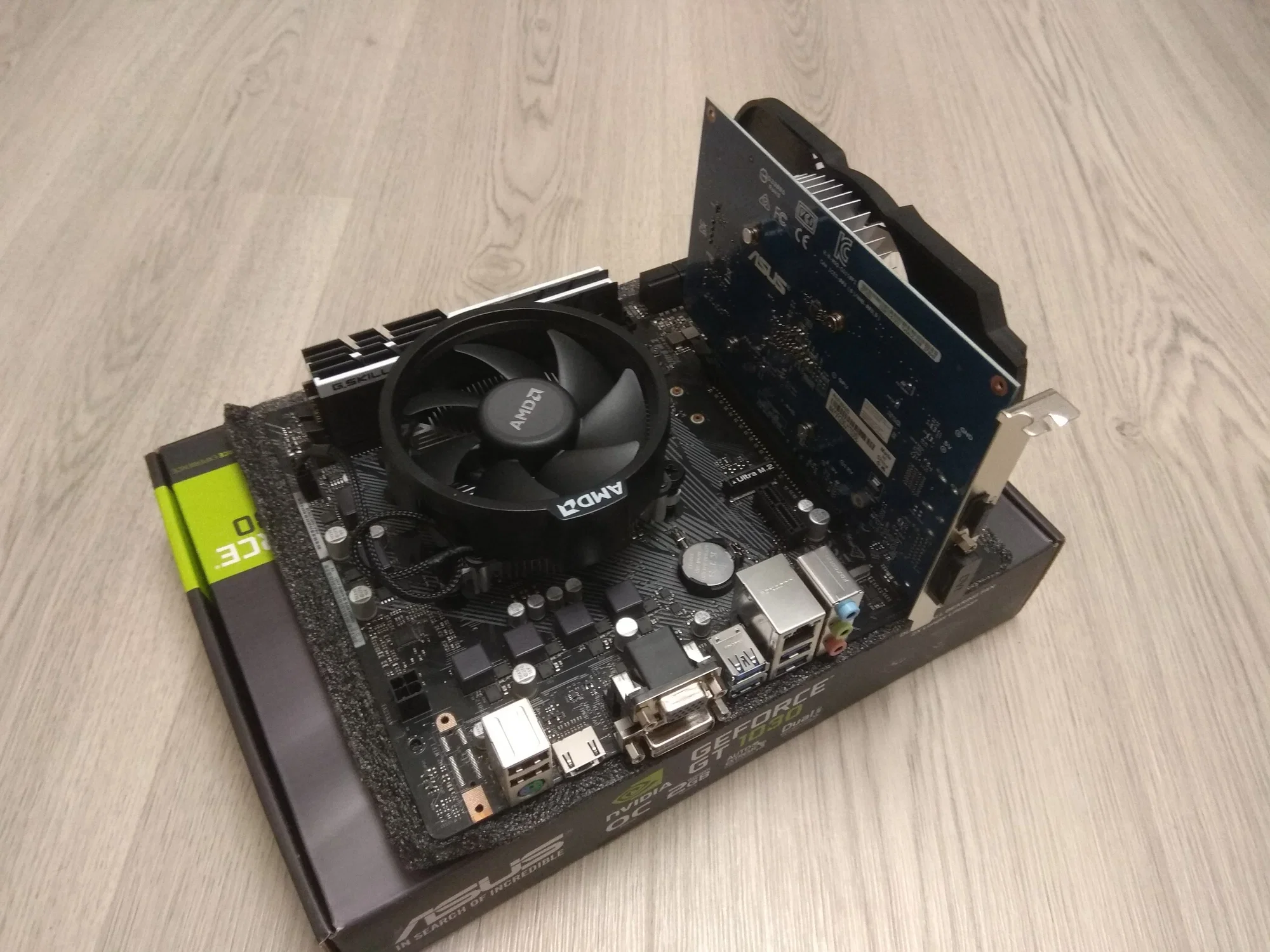 Материнская плата Asrock A520M-HDV (AM4, mATX)