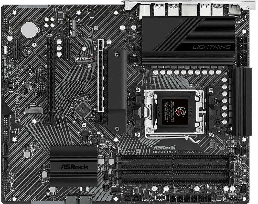 Материнская плата Asrock B650M PG LIGHTNING (AM5 mATX)