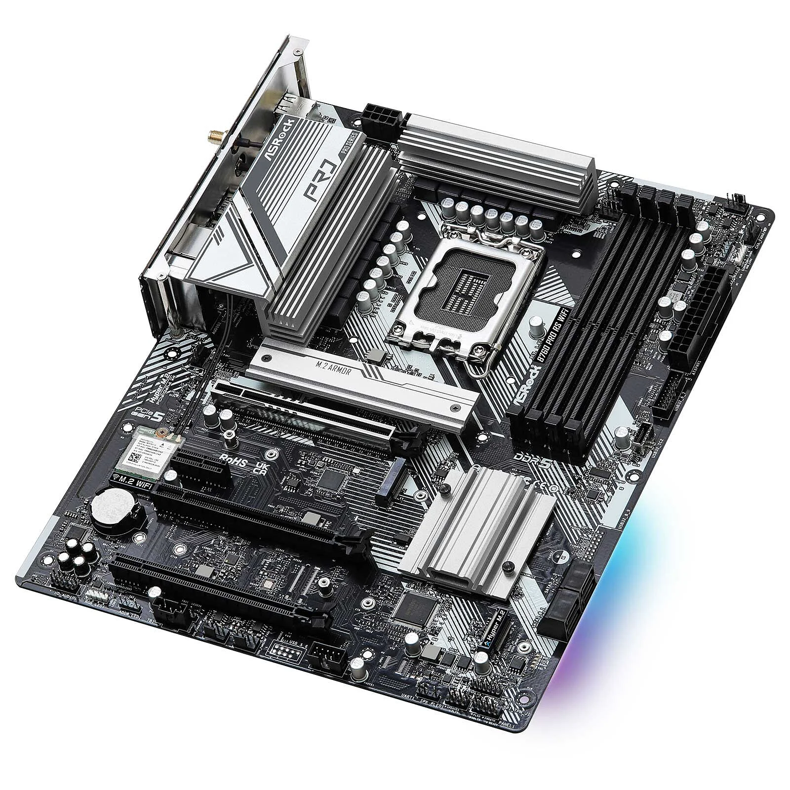 Материнская плата Asrock B760M PRO RS WIFI (LGA1700, mATX)