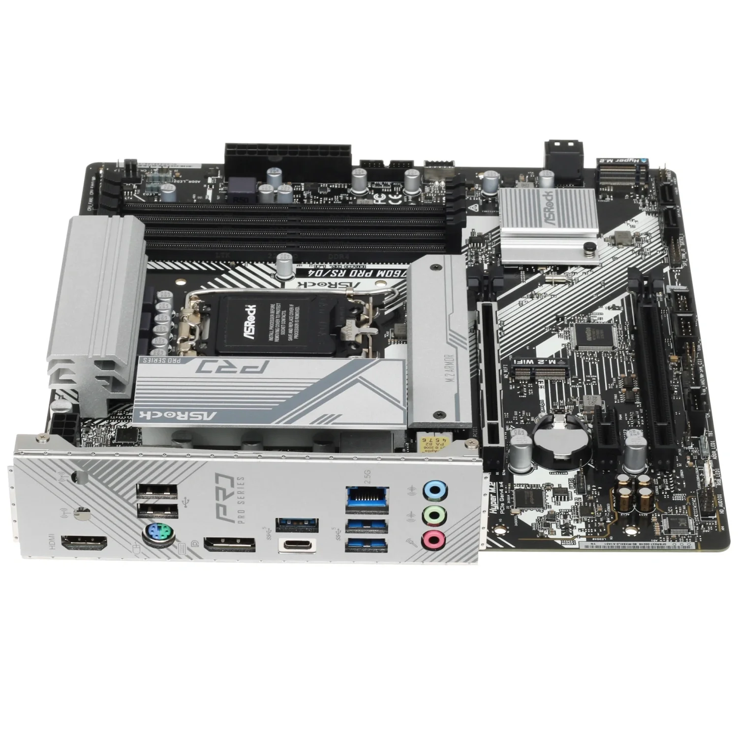 Материнская плата Asrock B760M PRO RS WIFI (LGA1700, mATX)