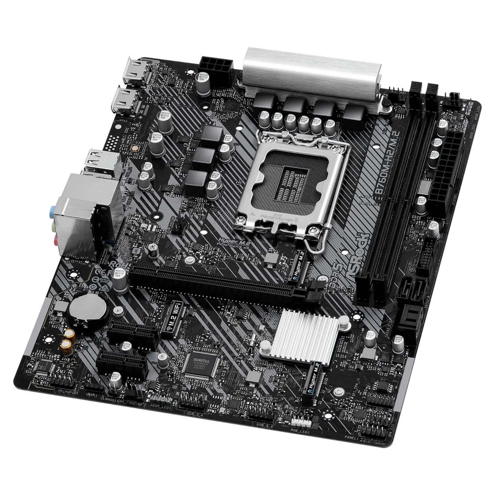 Материнская плата Asrock B760M-H2/M.2 (LGA1700, mATX)