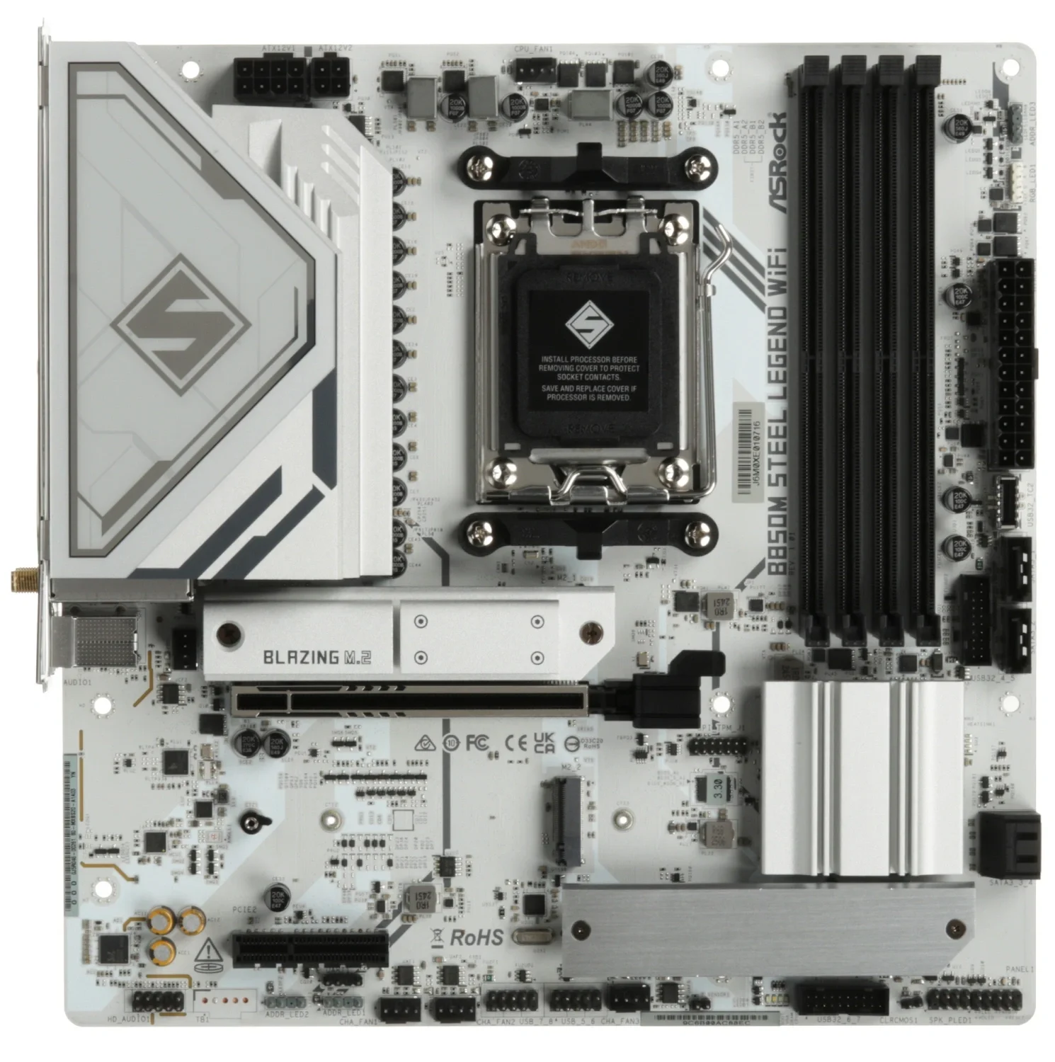 Материнская плата Asrock B850M-X R2.0 (AM5, mATX)