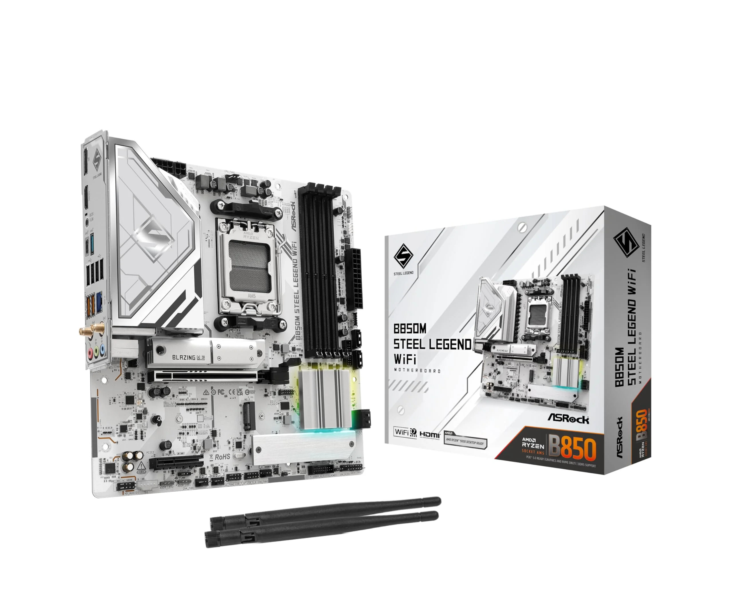 Материнская плата Asrock B850M-X R2.0 (AM5, mATX)