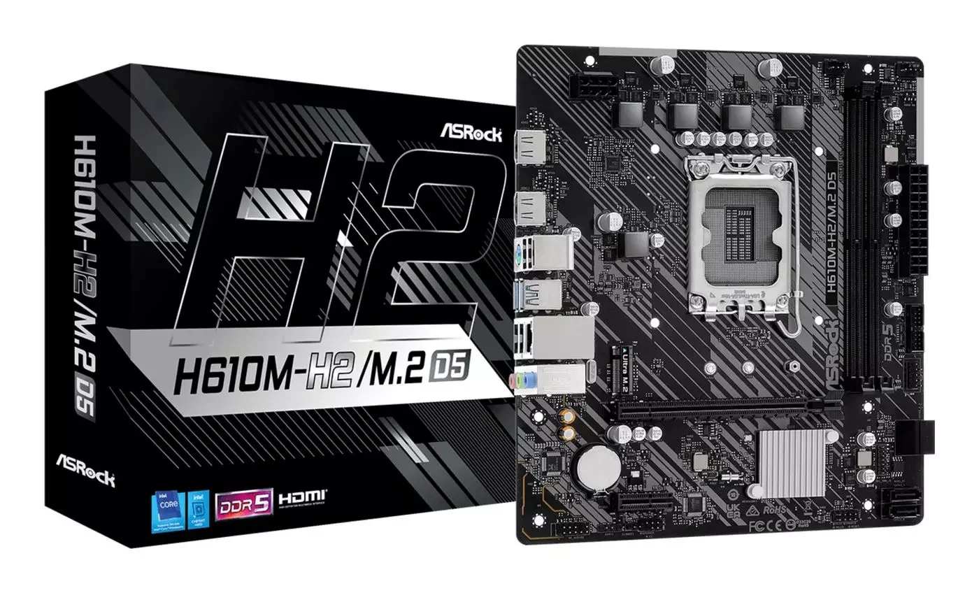 Материнская плата Asrock H610M-H2/M.2 D5 (LGA1700, mATX)