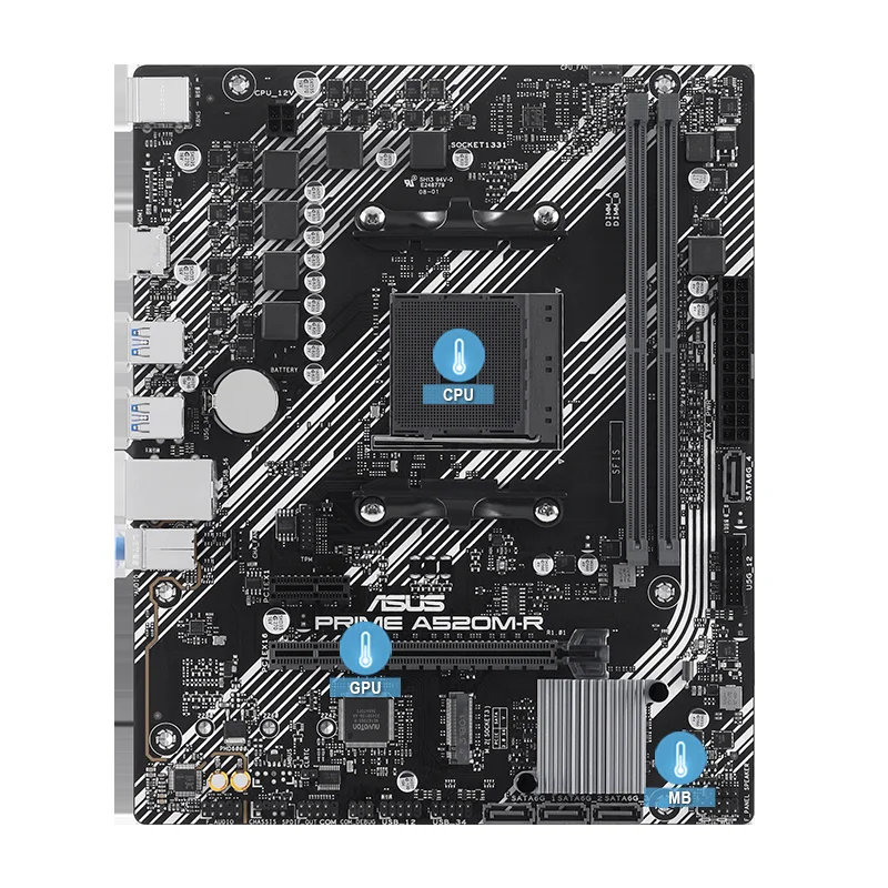 Материнская плата Asus PRIME A520M-R