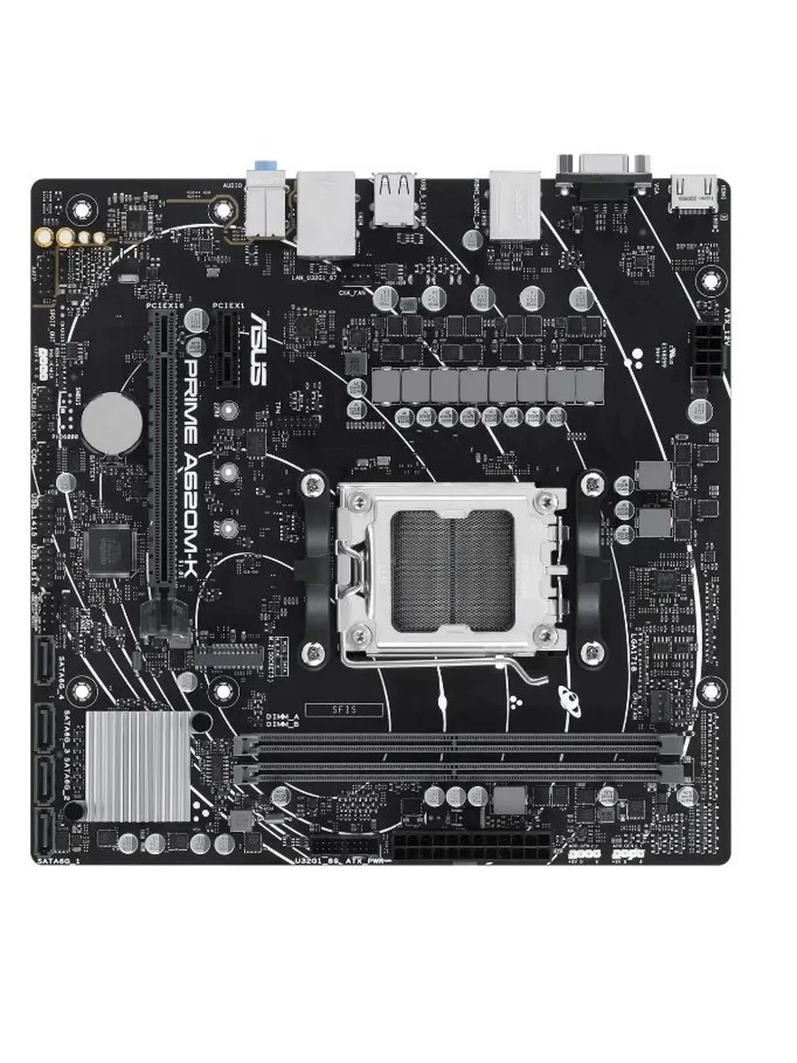 Материнская плата Asus PRIME A620AM-K (AM5, mATX)