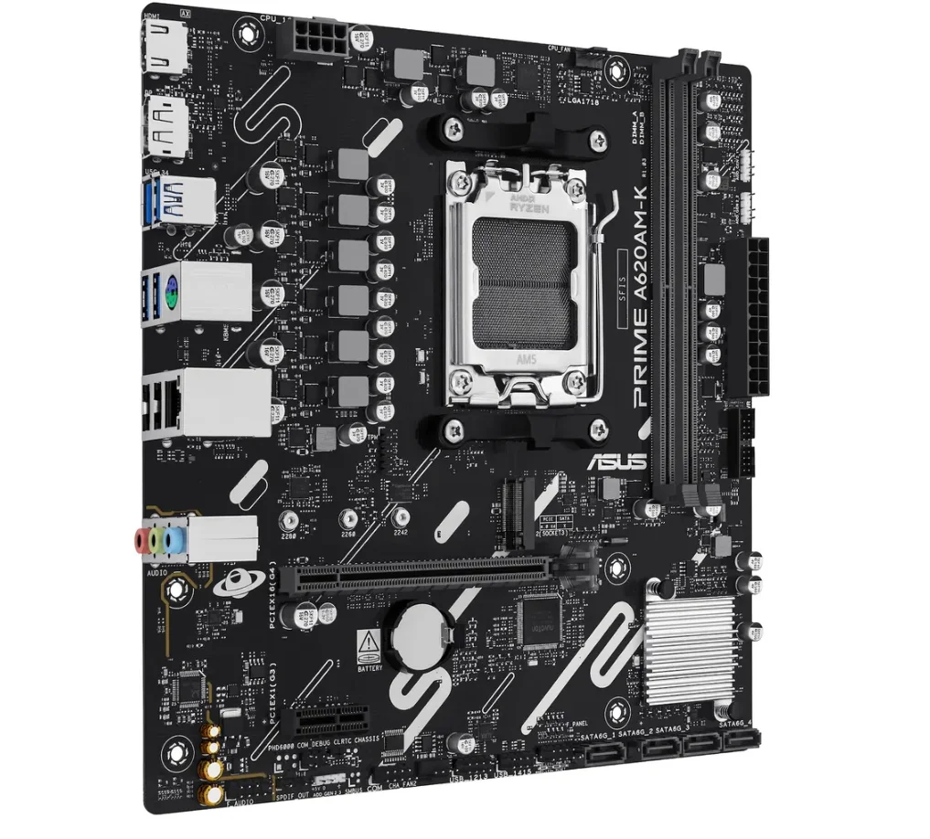Материнская плата Asus PRIME A620AM-K (AM5, mATX)