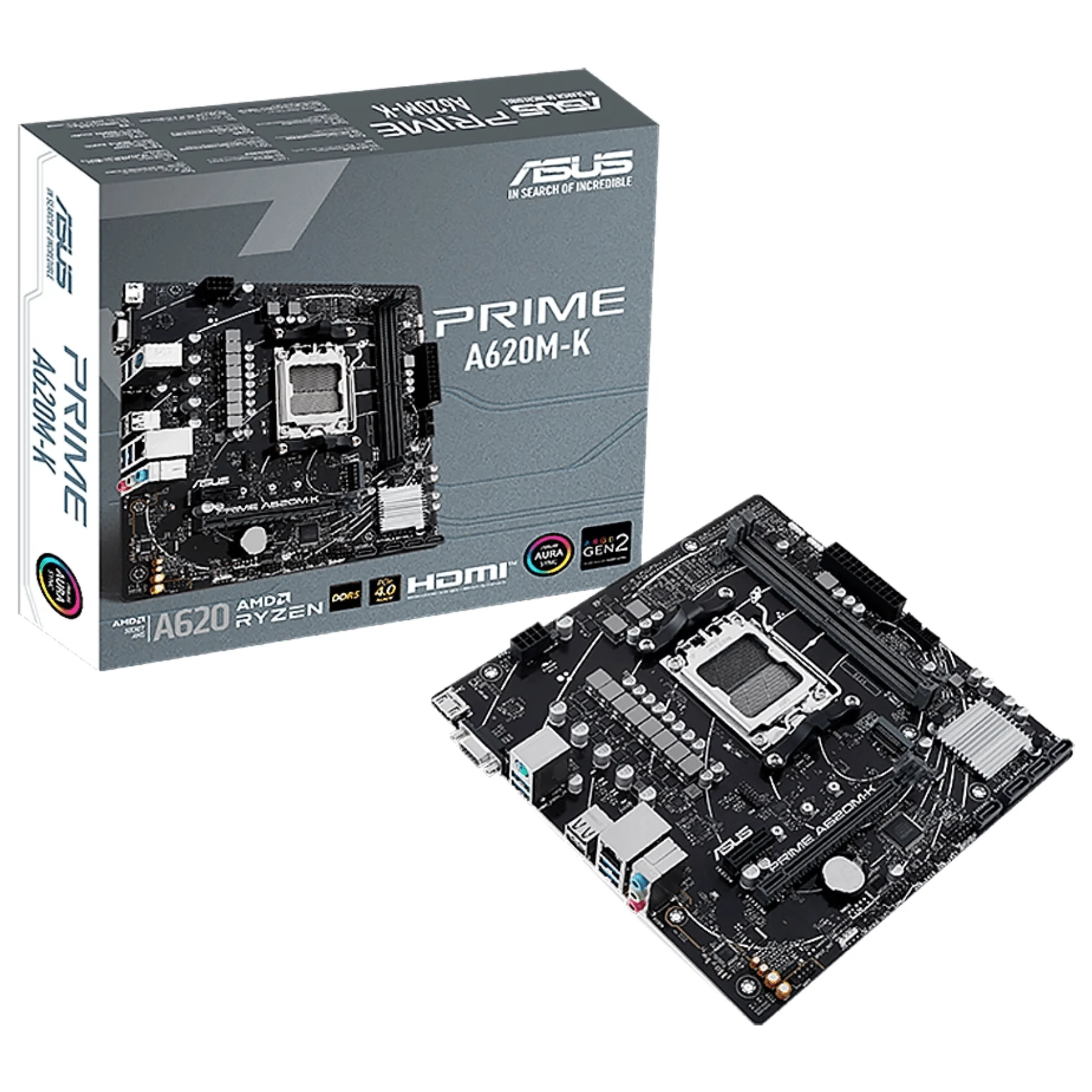 Материнская плата Asus PRIME A620AM-K (AM5, mATX)