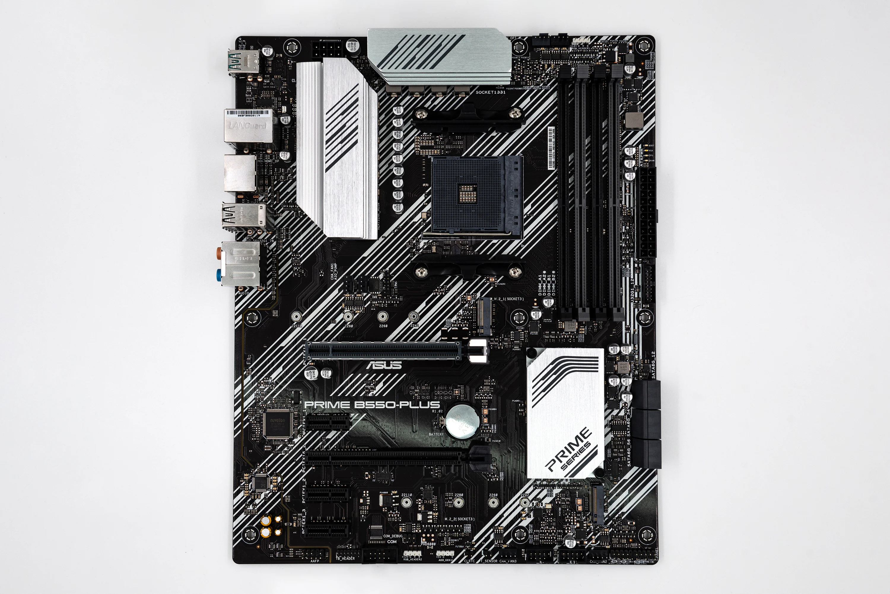 Материнская плата Asus PRIME B550-PLUS (AM4, ATX)