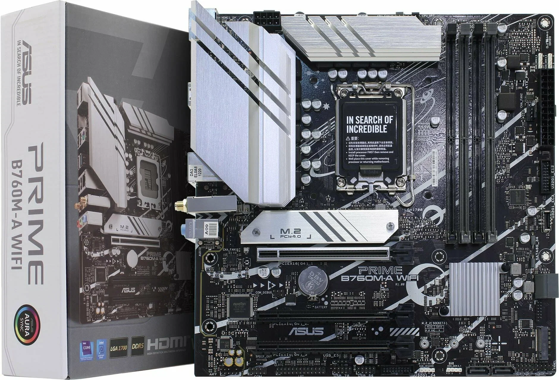 Материнская плата Asus PRIME B760M-A WIFI (LGA1700 mATX)