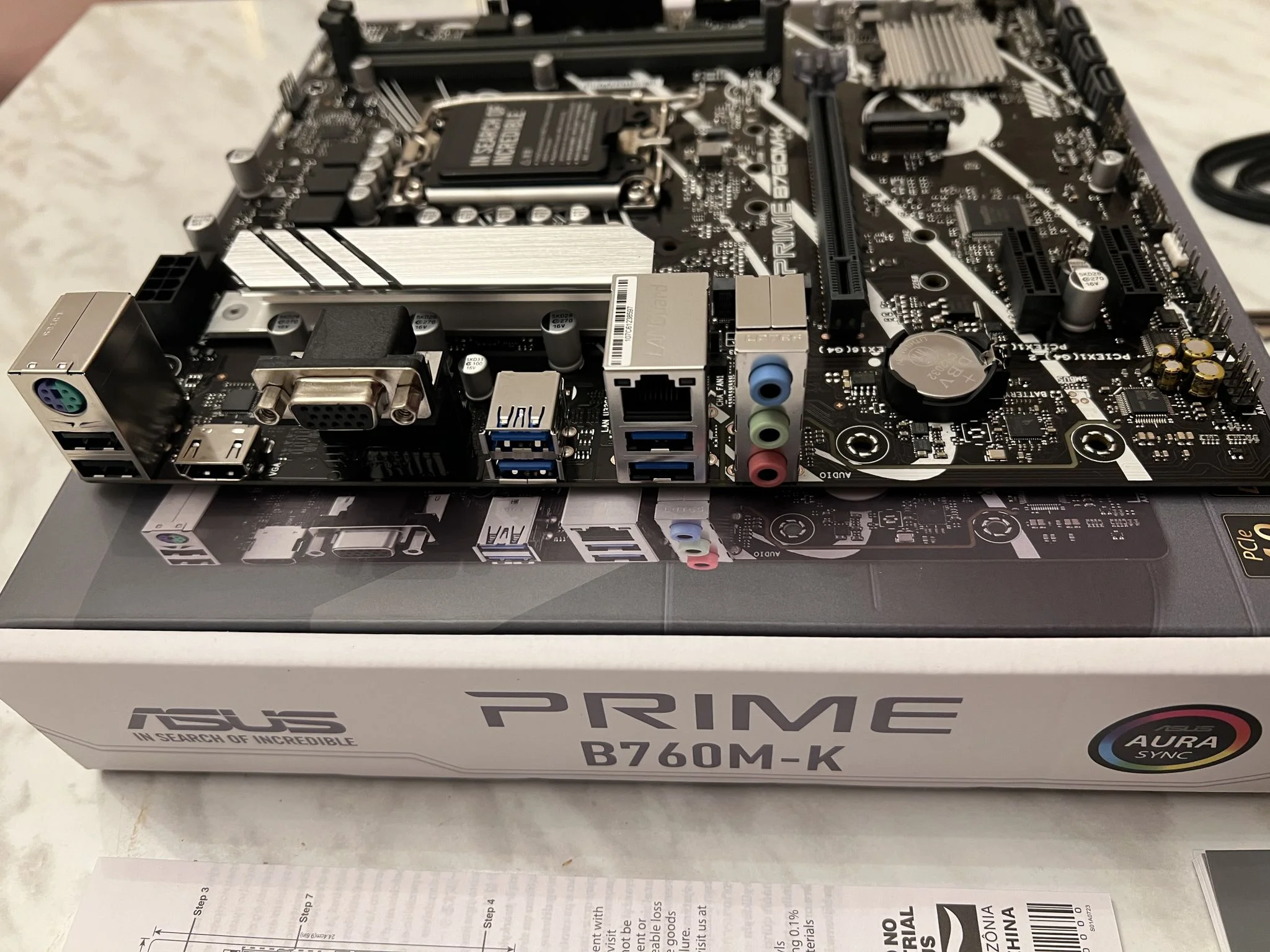 Материнская плата Asus PRIME B760M-K (LGA1700 mATX)