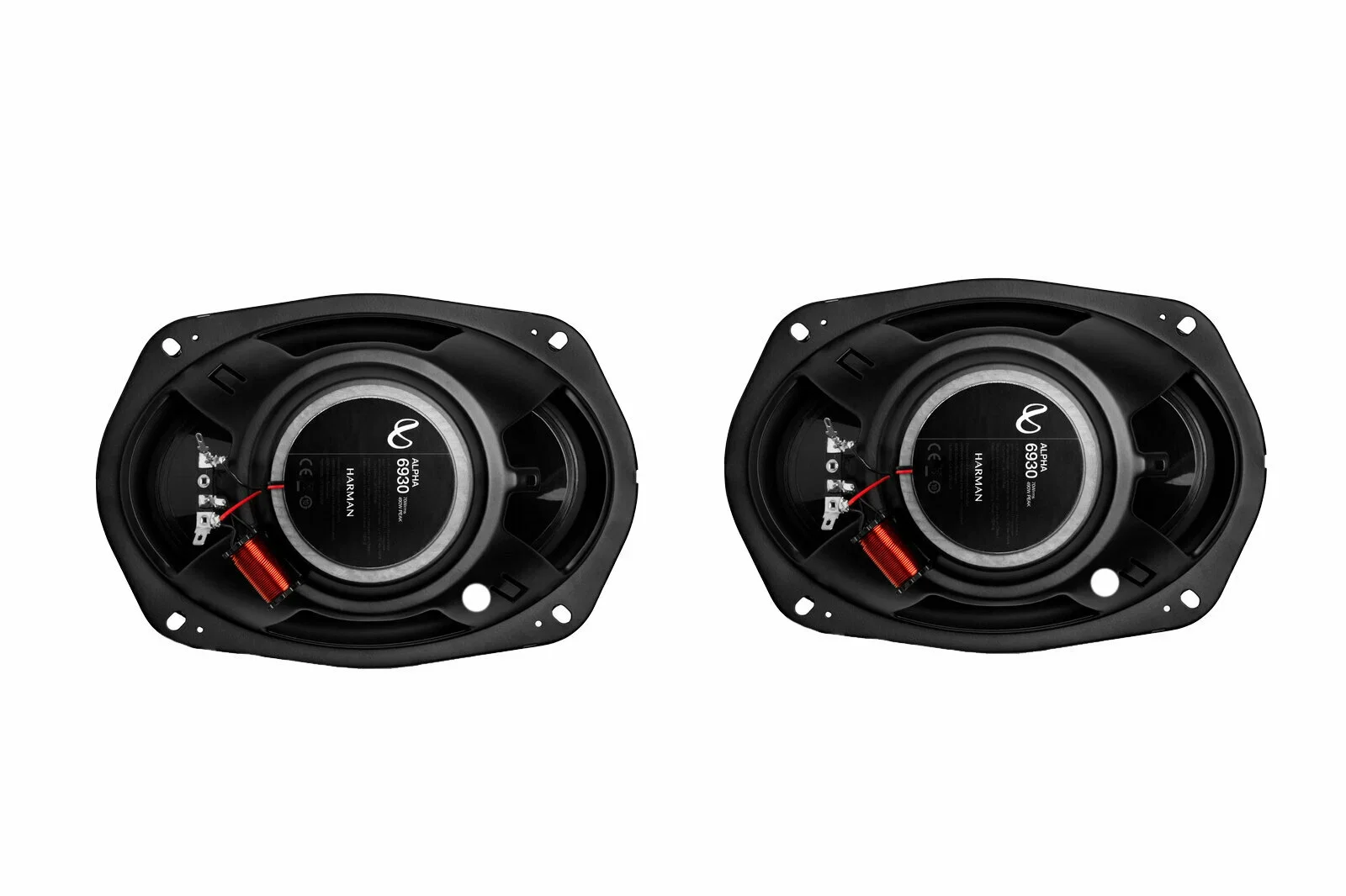 Колонки автомобильные Infinity Alpha 6930 490Вт 92дБ 4Ом 16x24см (6x9дюйм) (ком.:2кол.) коаксиальные трехполосные