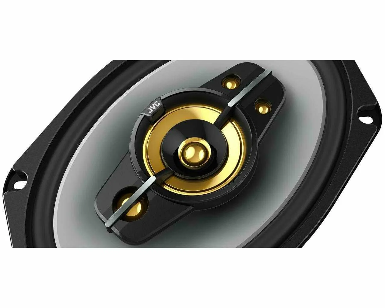 Колонки автомобильные JVC CS-DR695HP 800Вт 85дБ 4Ом 15x23см (6x9дюйм) (ком.:2кол.) коаксиальные пятиполосные