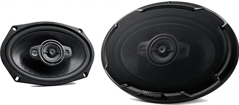 Колонки автомобильные Kenwood KFC-PS6986 600Вт 88дБ 4Ом 15x23см (6x9дюйм) (ком.:2кол.) коаксиальные четырехполосные
