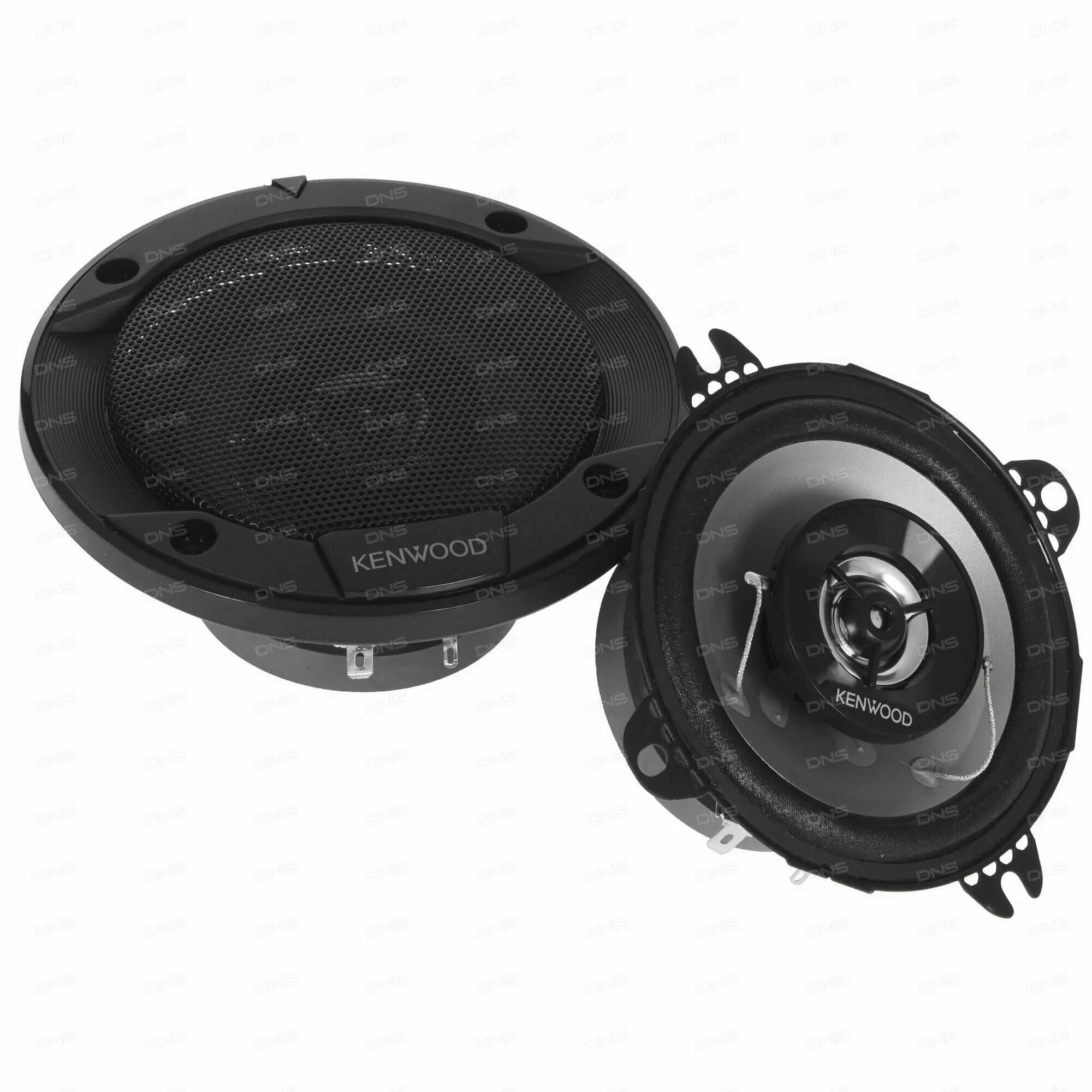 Колонки автомобильные Kenwood KFC-S1066 220Вт 88дБ 4Ом 10см (4дюйм) (ком.:2кол.) коаксиальные двухполосные