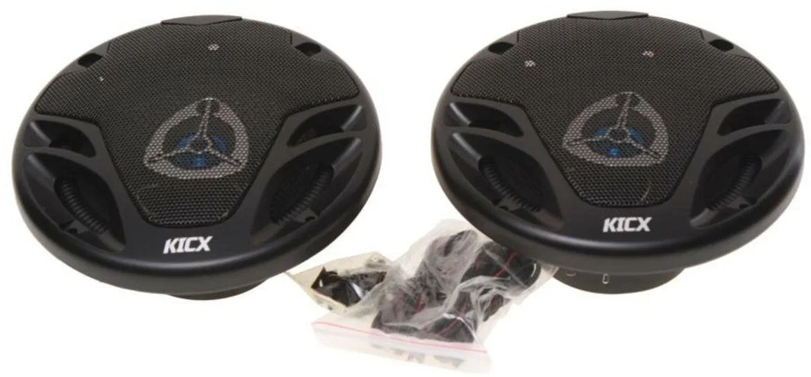 Колонки автомобильные Kicx GX-165 140Вт 92дБ 4Ом 16.5см (6 1/2дюйм) (ком.:2кол.) коаксиальные трехполосные