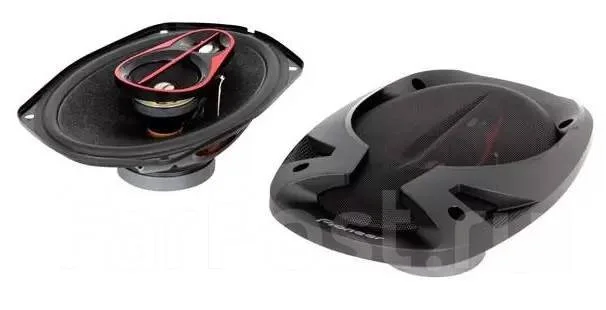 Колонки автомобильные Pioneer TS-R6951S 400Вт 4Ом 16x23см (6x9дюйм) (ком.:2кол.) коаксиальные трехполосные