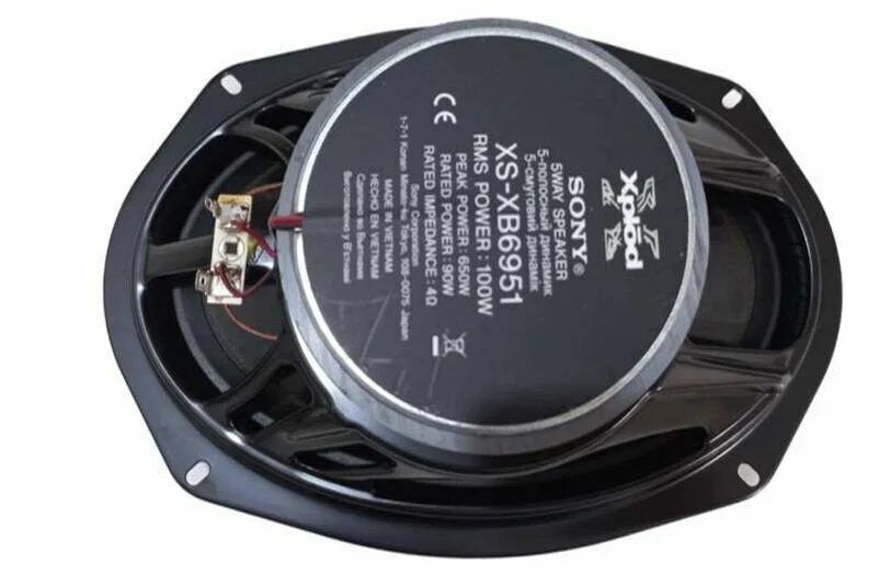 Колонки автомобильные Sony XS-XB6951 650Вт 89дБ 4Ом 16x23см (6x9дюйм) (ком.:2кол.) коаксиальные пятиполосные