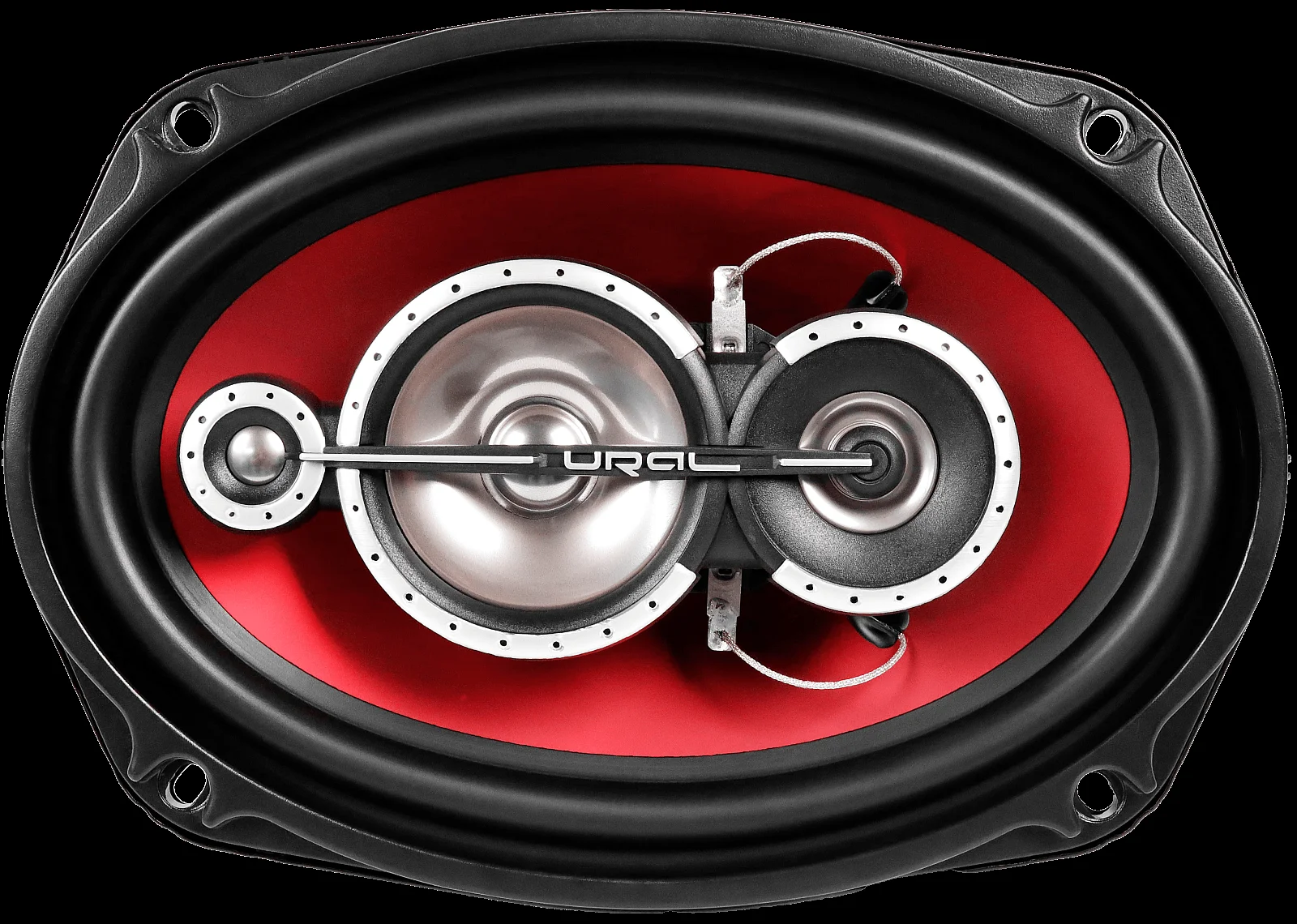 Колонки автомобильные Ural DDB AS-D6941 250Вт 15x23см (6x9дюйм) (ком.:2кол.) коаксиальные четырехполосные