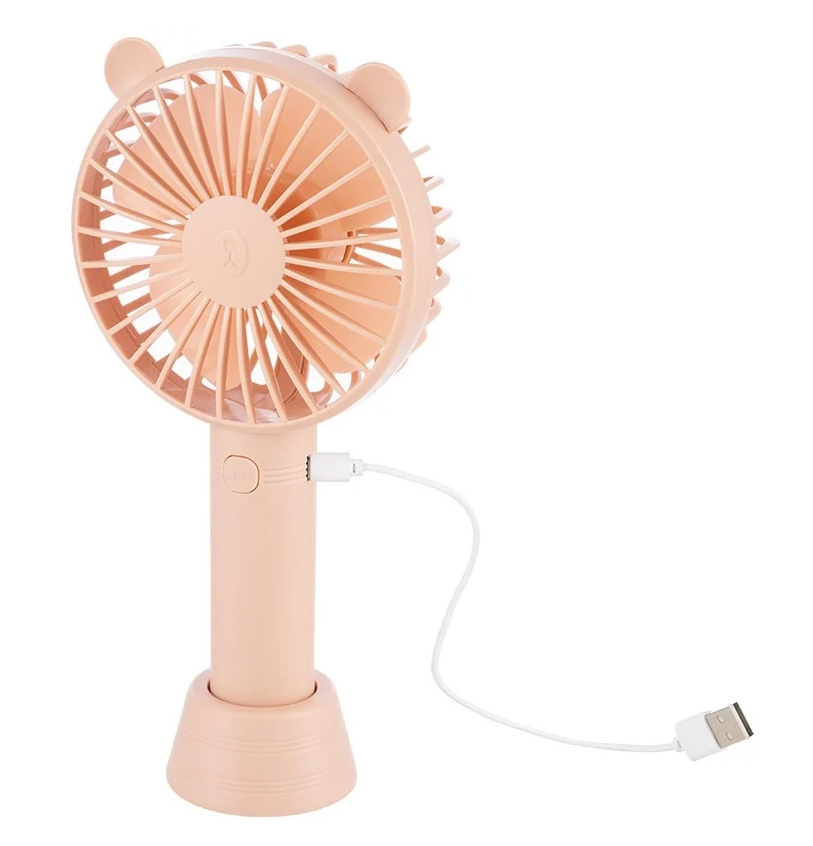 Вентилятор Energy EN-0610 USB (настольный, аккумулятор) розовый