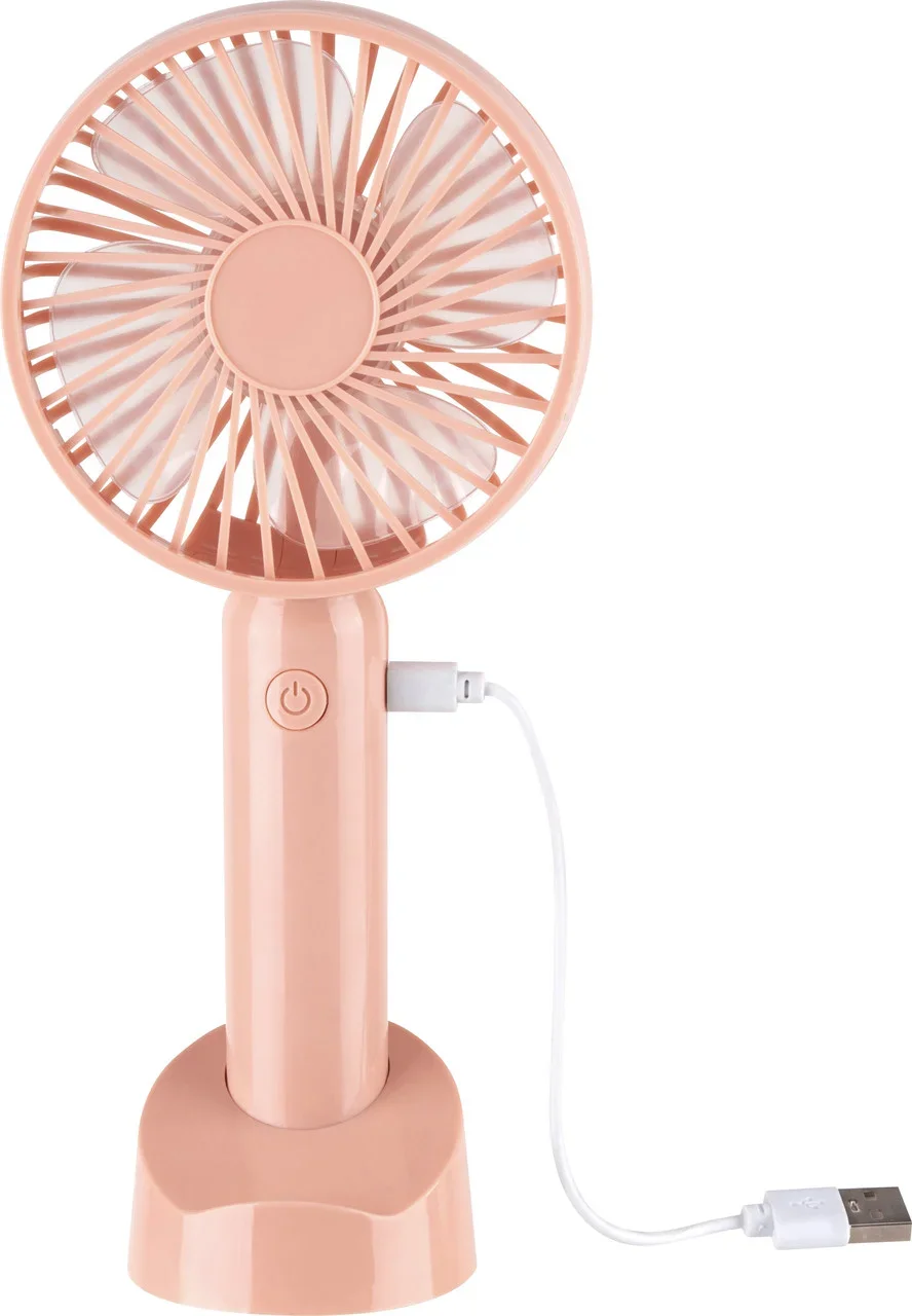 Вентилятор Energy EN-0610 USB (настольный, аккумулятор) розовый