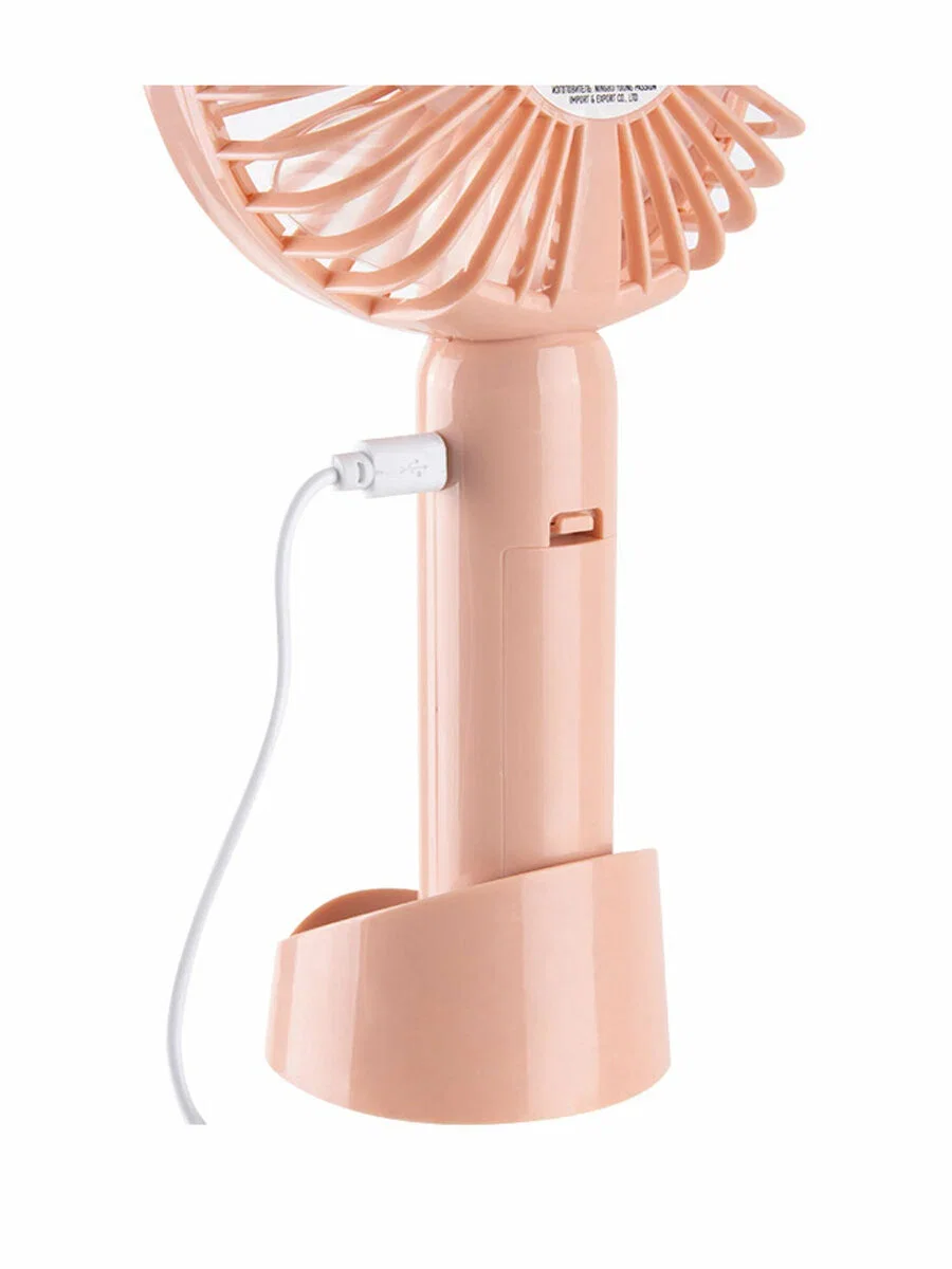 Вентилятор Energy EN-0610 USB (настольный, аккумулятор) розовый