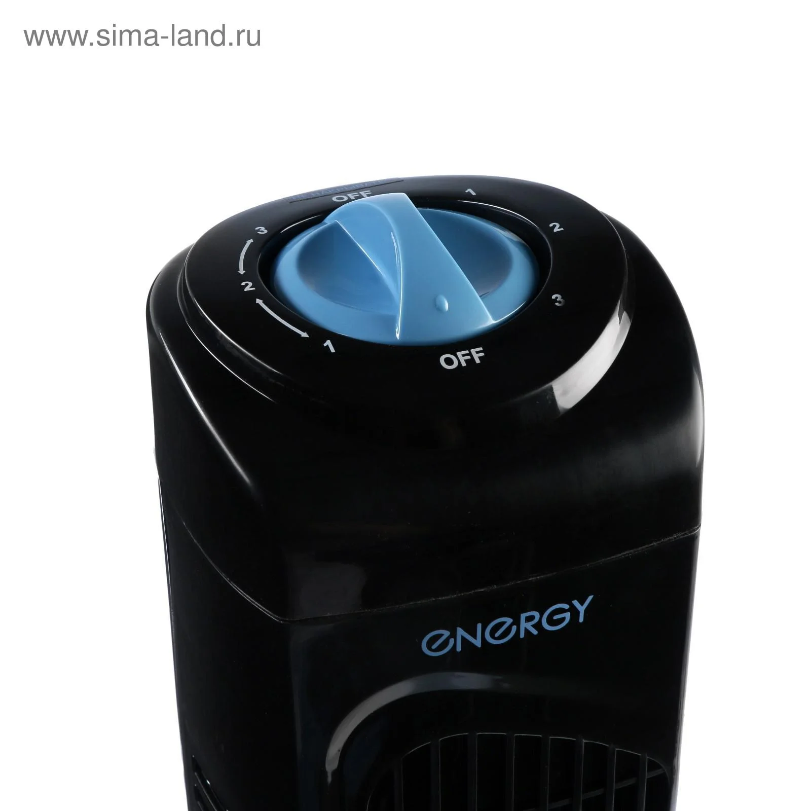 Вентилятор Energy EN-1618 TOWER чёрный, напольный, 40 Вт, 3 скорости, колонный